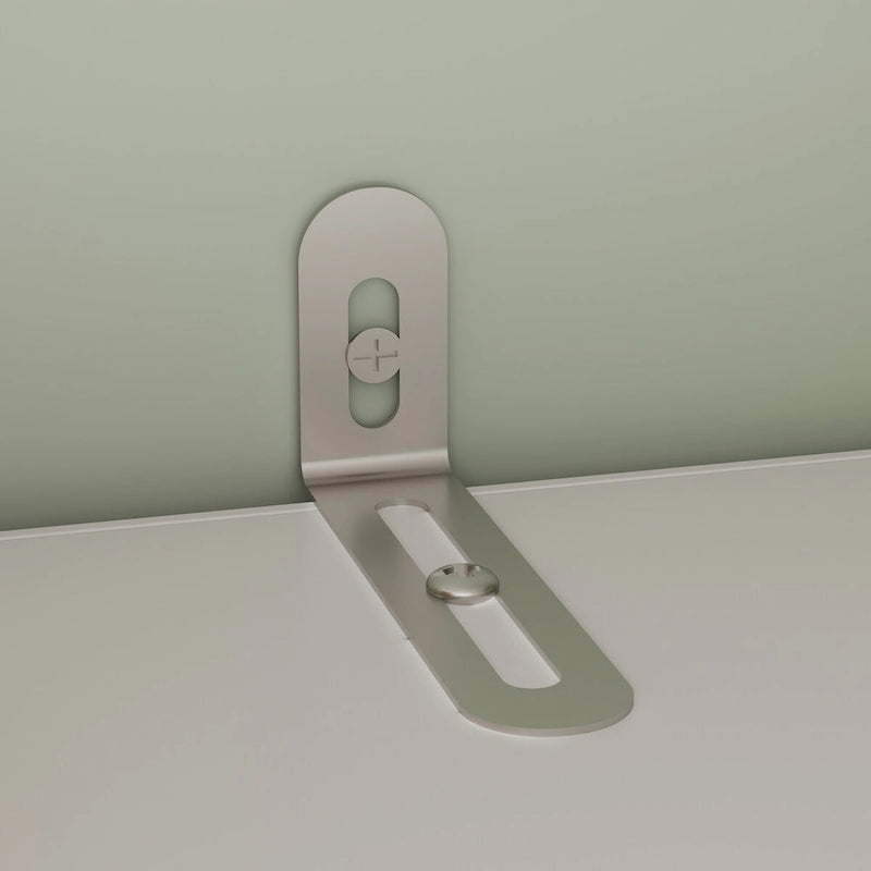 Juego de armario y tocador modernos blancos – Muebles de almacenamiento para dormitorio de 1 persona